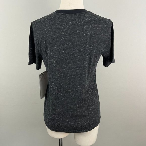 NWT NORDSTROM Grey Black Crew Neck Tee (L-10/12) - Picture 5 of 7